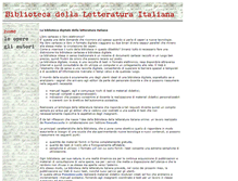 Tablet Screenshot of letteraturaitaliana.net