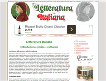 Tablet Screenshot of letteraturaitaliana.org
